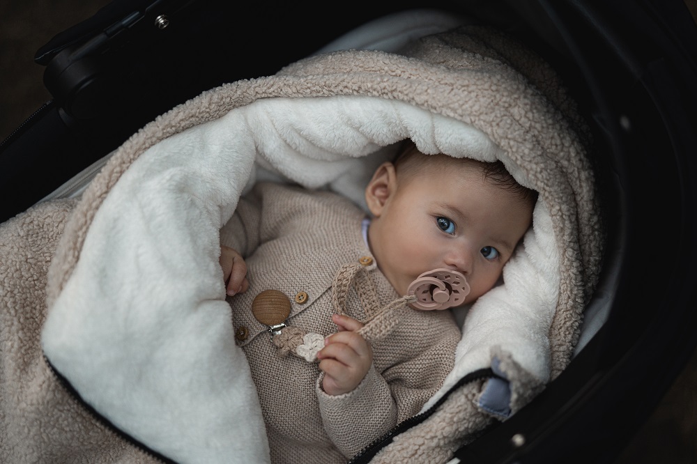 Zimní fusak Teddy Bear Taupe