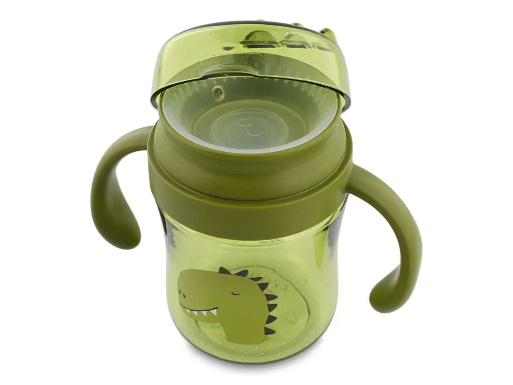 Učící tréninkový první hrneček 360° Trixie Pan Dinosaurus (zelený)