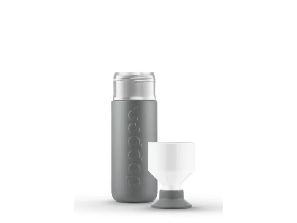 Dětská nerezová termoska Dopper Insulated 580 ml – ledovcově šedá