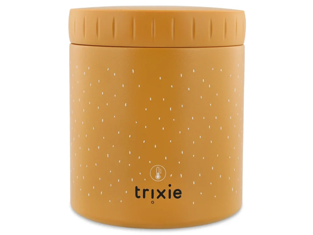 Dětská nerezová termoska na jídlo Trixie Pan Lišák 500 ml - oranžová