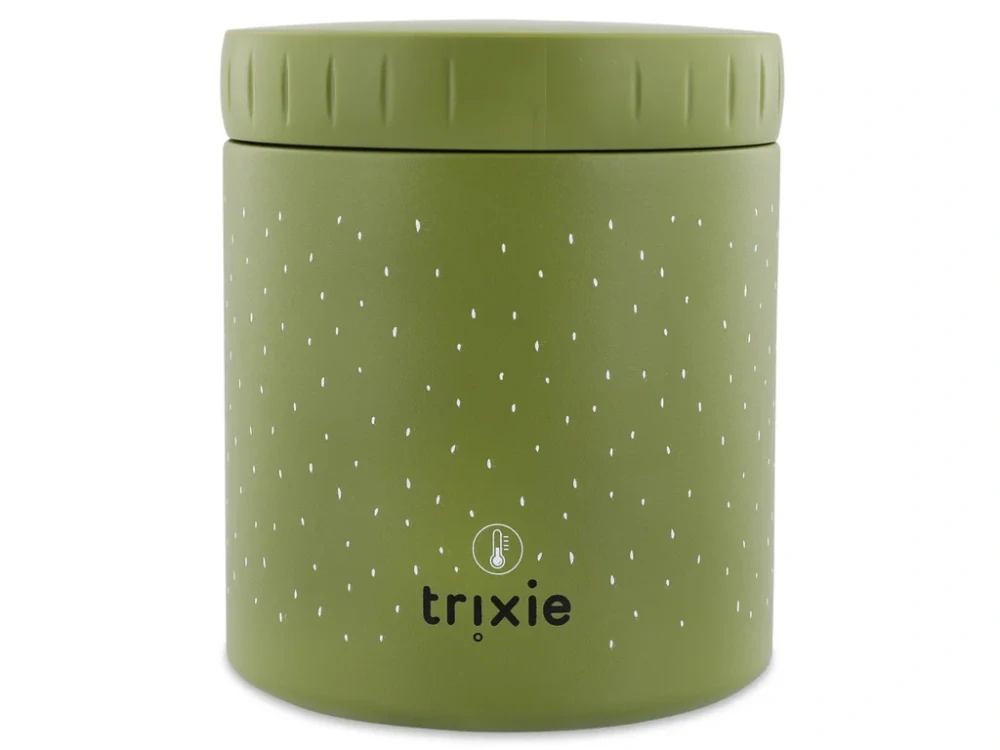 Dětská nerezová termoska na jídlo Trixie Pan Dinosaurus 500 ml - zelená