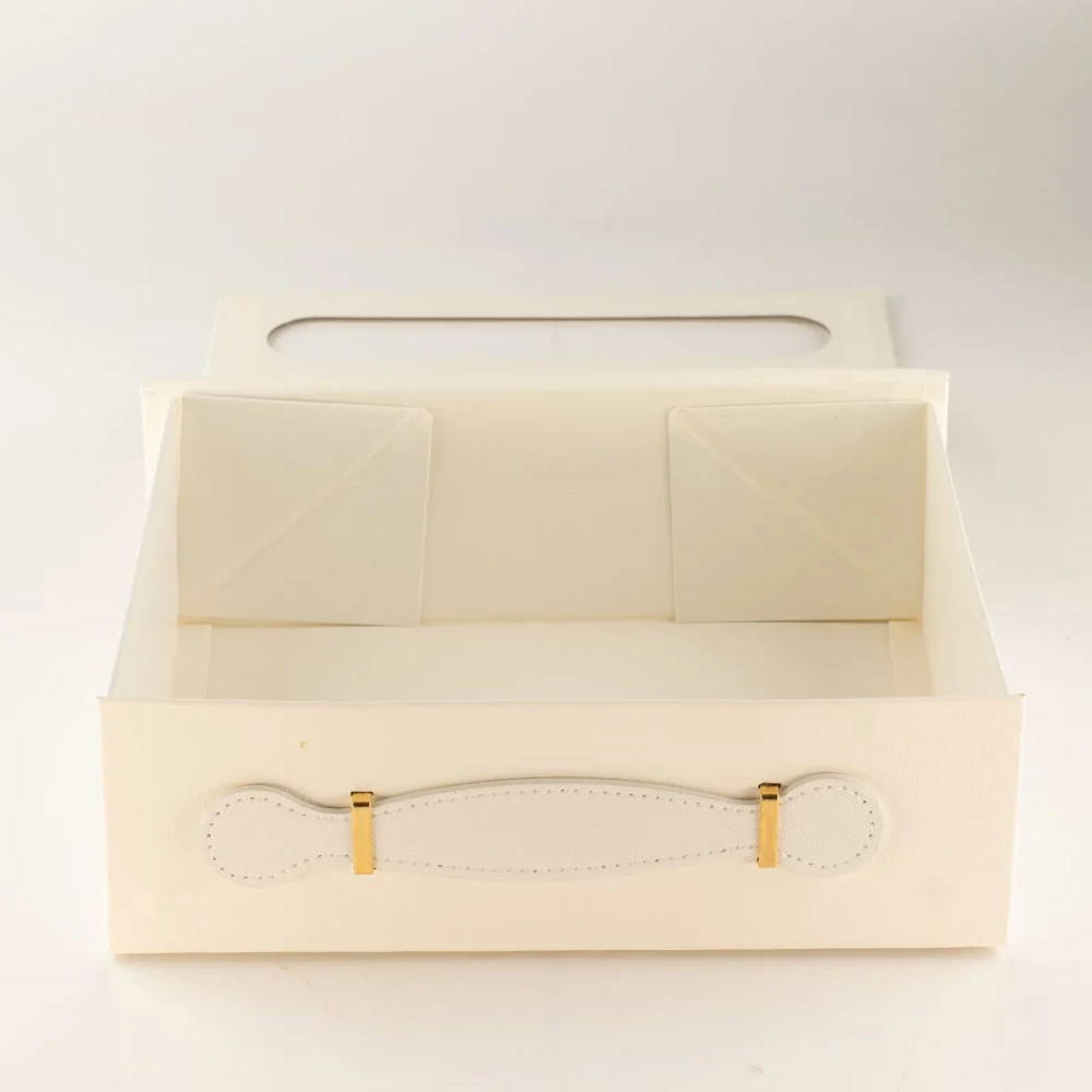 Luxusní dárková krabička – Med Hamper 24cm  (bílá)