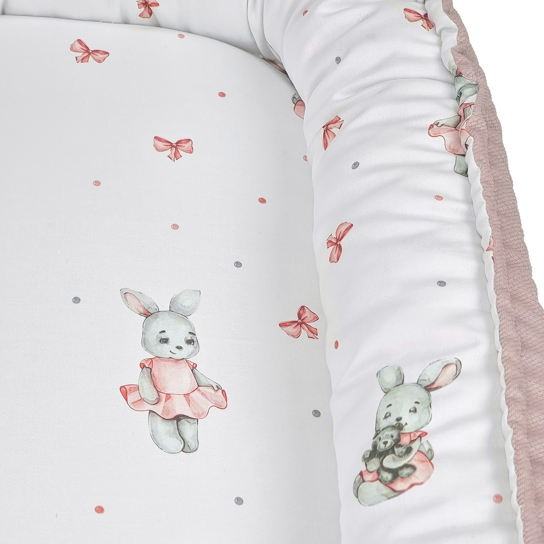 Hnízdečko pro kojence Albero Balerína Baby Cocoon pink
