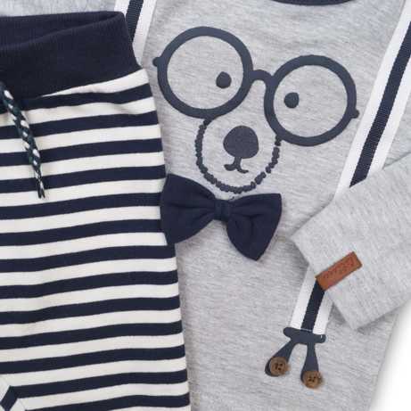 Komplet 2-dílný Dirkje Medvídek s motýlkem