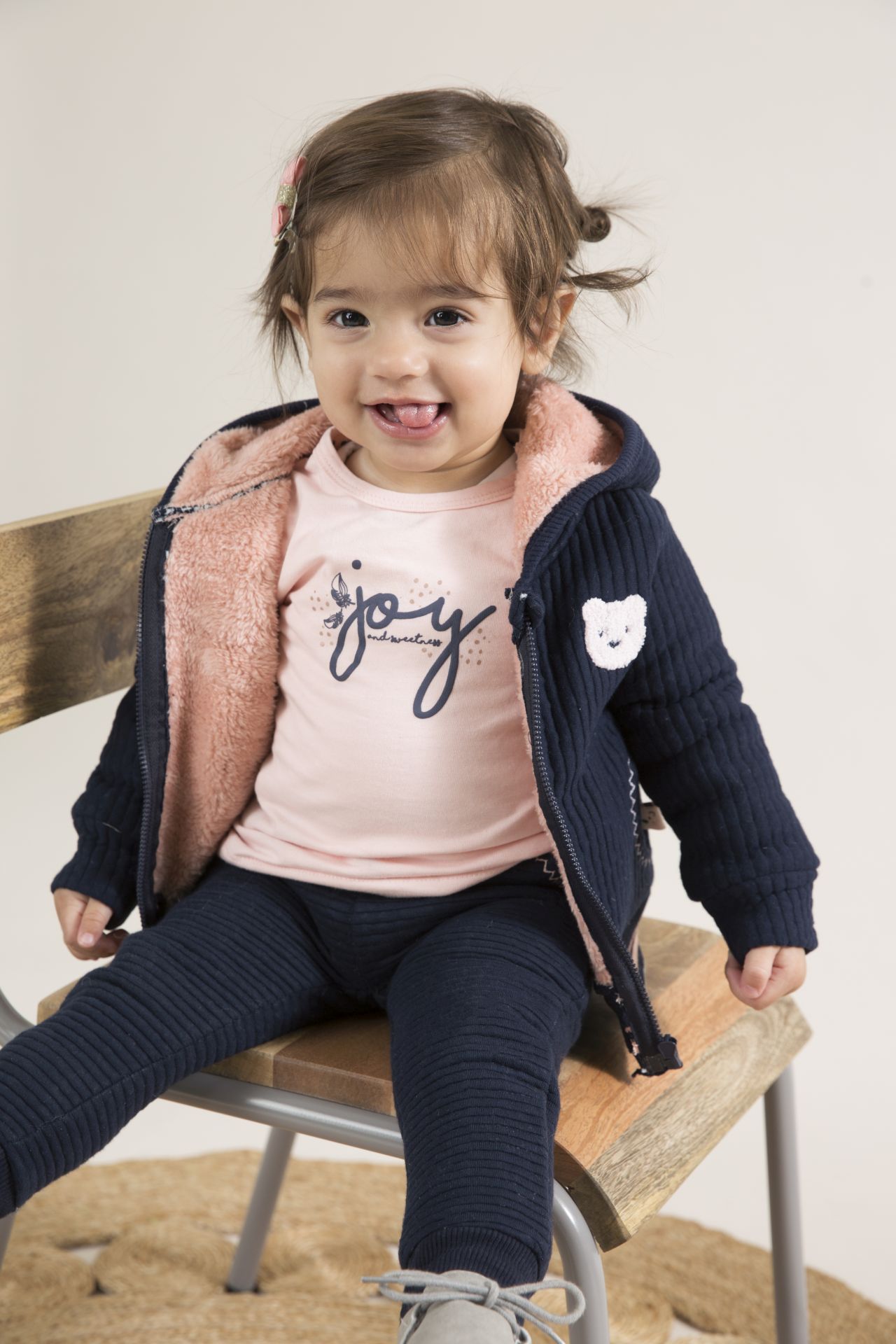 Dívčí triko Dirkje s nápisem růžové (UD0216)