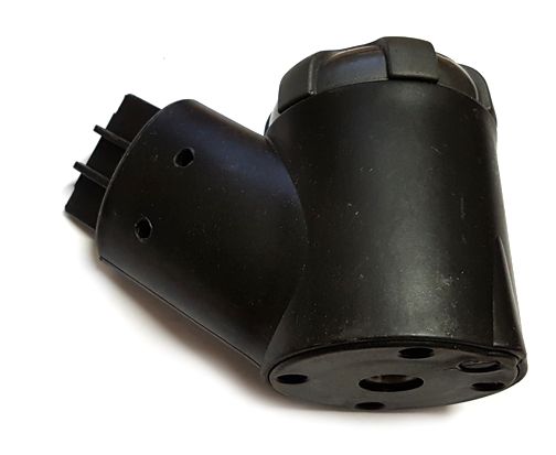 ND_závěs předního kolečka kočárku JUMBO - PRAVÝ -tako  (pro cep 68mm)