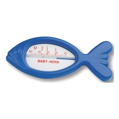 Teploměr do vody-ryba - červené provedení