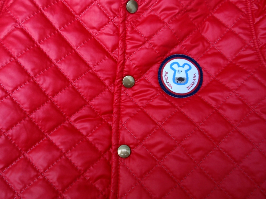 Akce !! Luxusní zimní prošívaná bunda  červená Barnaba