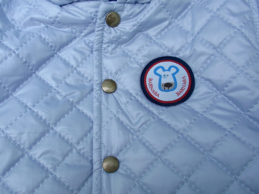 Luxusní zimní prošívaná bunda stříbrná