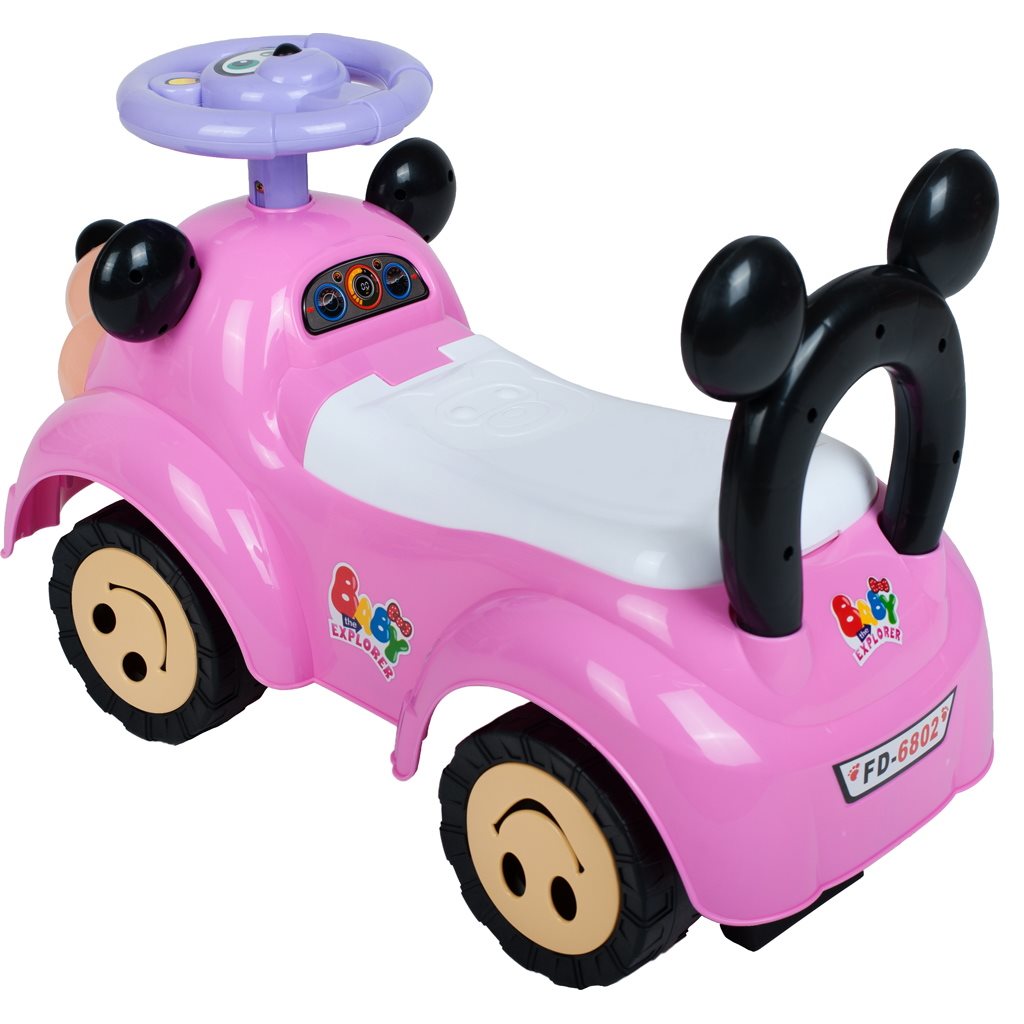 Úžasné oddrážedlo Bayo Lucky pink ve tvaru Mickey 