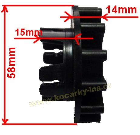 ND_BRZDNÝ KOTOUČEK S VÝZTUHOU PRO LOŽISKO 58MM