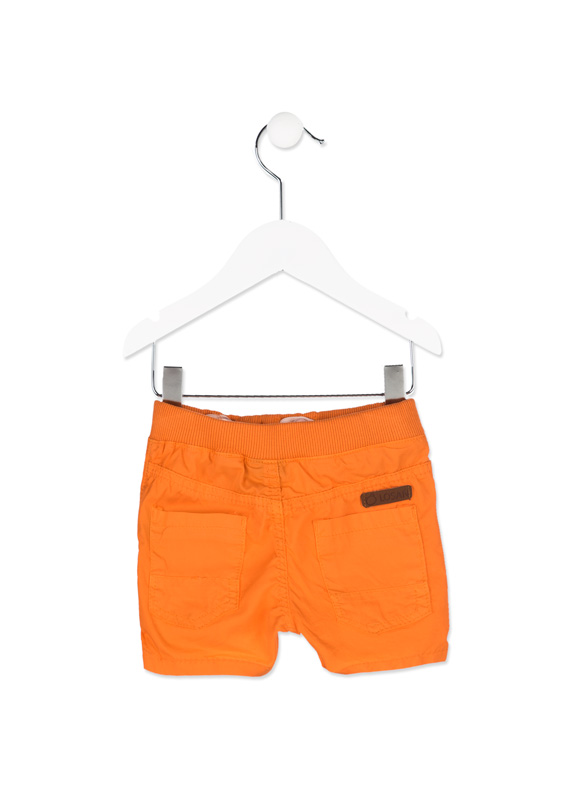 Chlapecké plátěné oranžové kraťasy zn. Losan