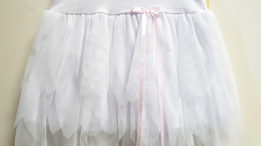 Dívčí šaty "Rusalka" zn. Barnaba bílé