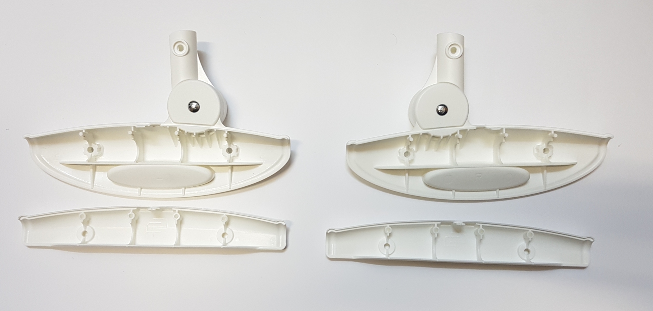 ND_držák boudy hluboké korby - rohatka - tichý - sada bilá