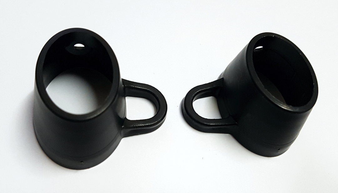 ND_držák na tašku na madlo - boční - černý - SADA