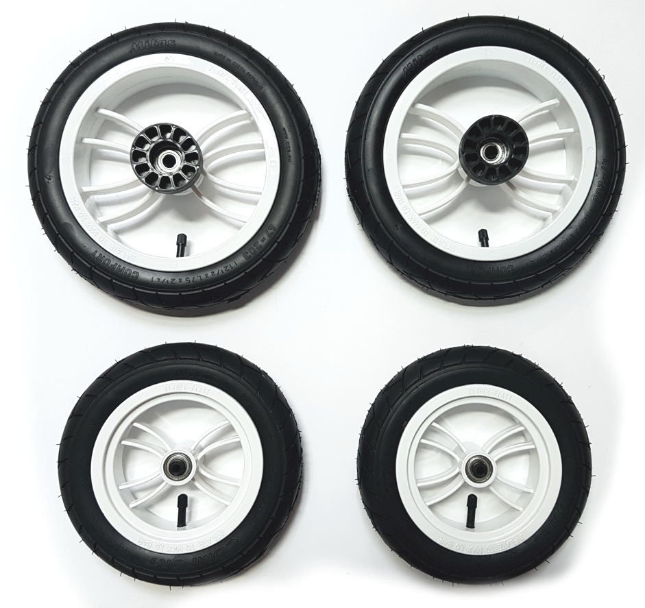 ND_sada kol na kočárek Maximo/Magnetico - nafukovací