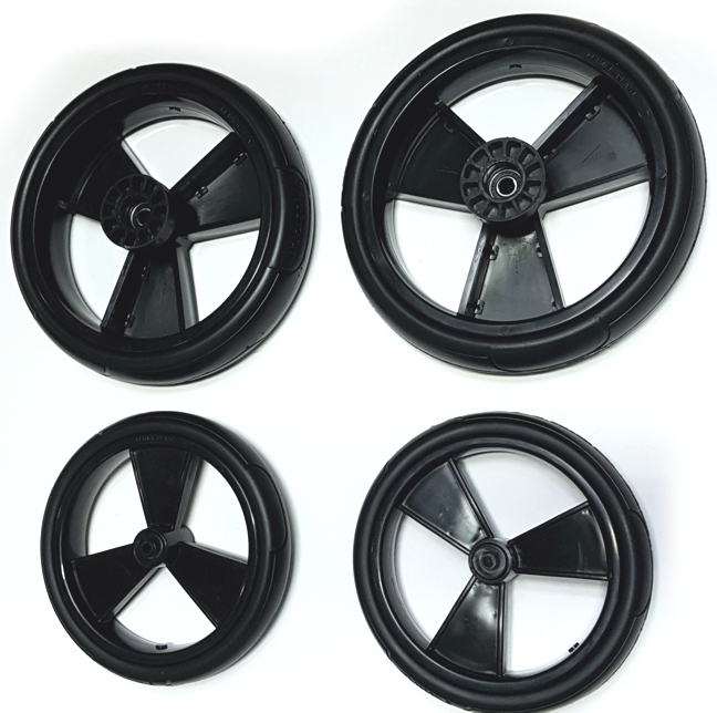 ND_sada kol na kočárek Melody, Euforia, Magnetio - gelové nenafukovací