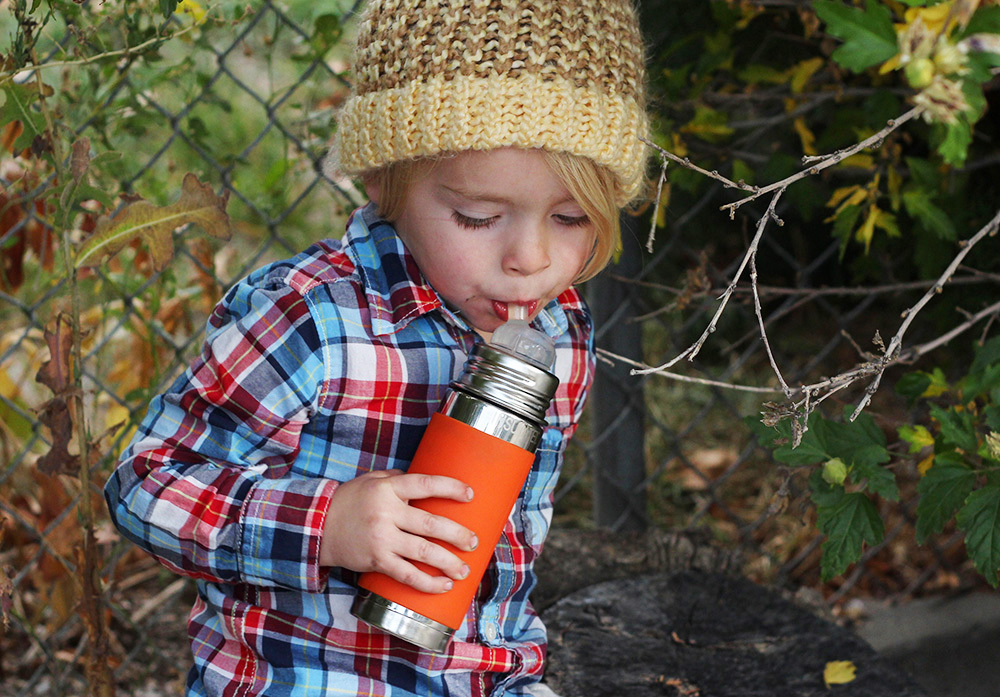 Silikonové brčko na lahve Pura® Natural VentTM  Netekoucí