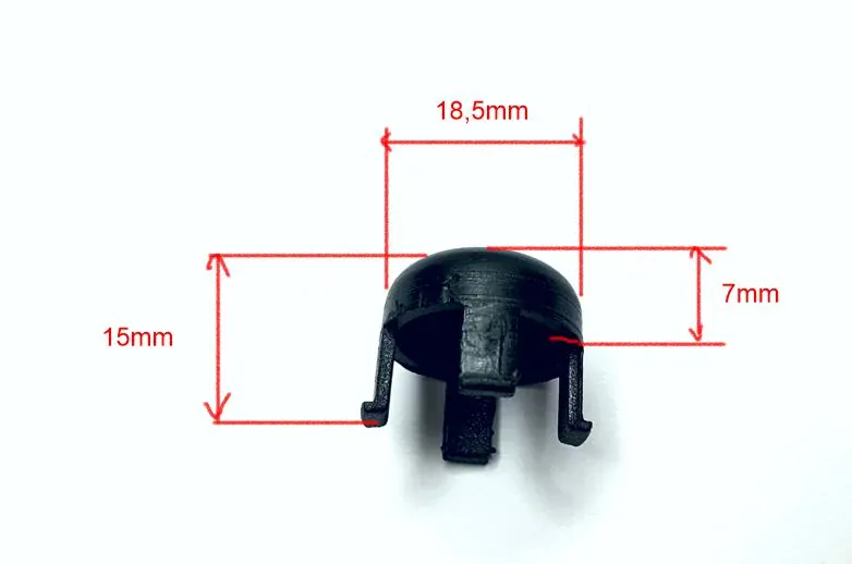 ND_tlačítko do polohování nožiček sportovní nádstavby 4pin 18E