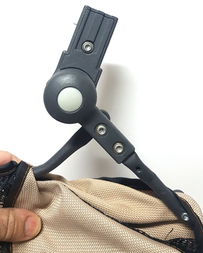 ND_ rohatka na kočárek Cortina X3 - kompletní včetně nýtů  - pravá strana