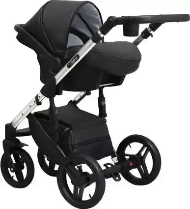 Kombinovaný kočárek EUFORIA PREMIUM EP-4 silver/black