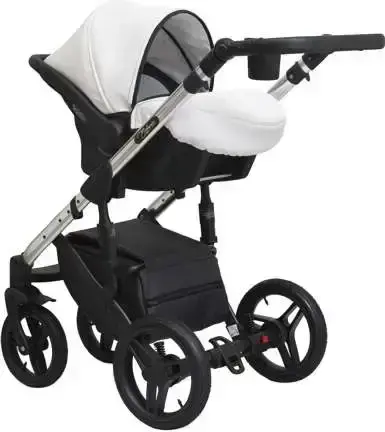 Kombinovaný kočárek EUFORIA PREMIUM EP-3 silver/white