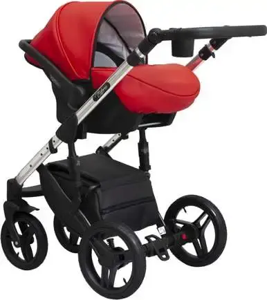 Kombinovaný kočárek EUFORIA PREMIUM EP-10 red