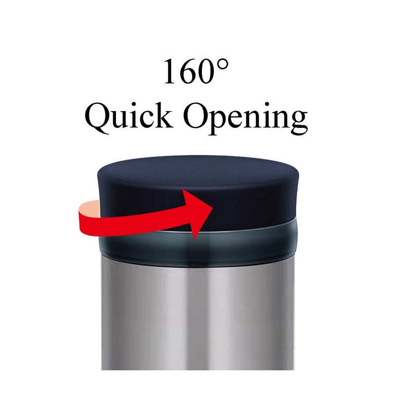 Termohrnek mobilní - matně černý THERMOS 350ml 