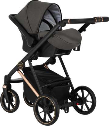  Kombinovaný kočárek Paradise Baby VR - tmavě šedý 07