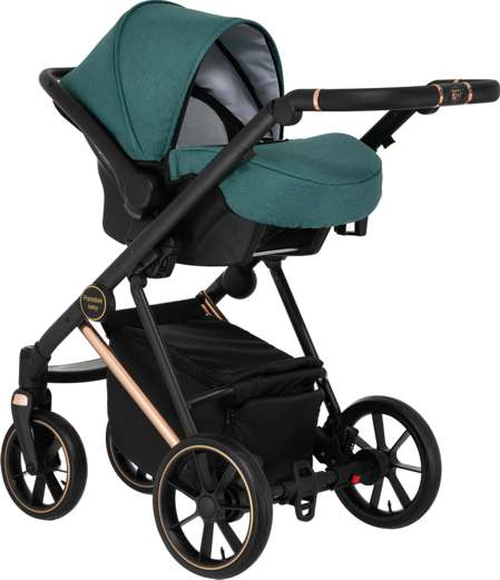  Kombinovaný kočárek Paradise Baby VR - zelený 09