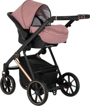  Kombinovaný kočárek Paradise Baby VR - růžový 10