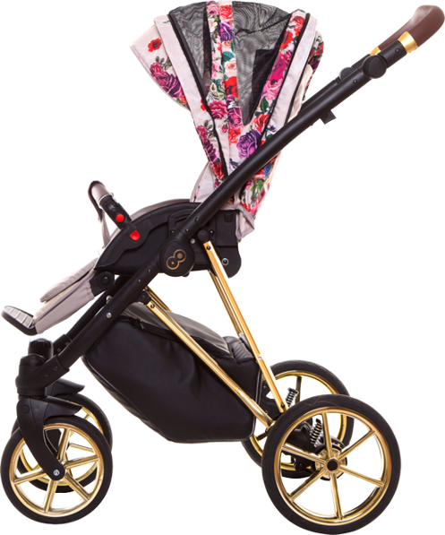 Kombinovaný kočárek Musse Light Rose 2v1