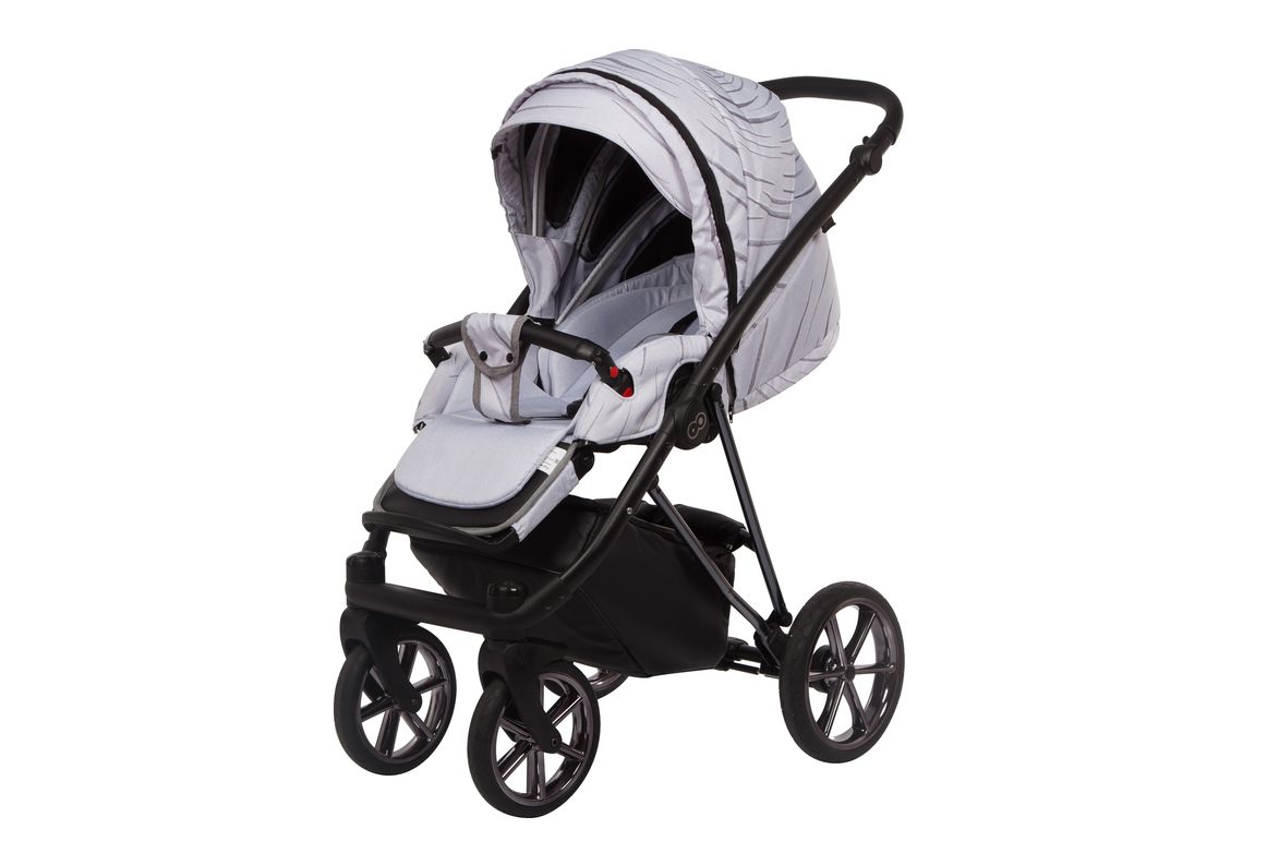 Kombinovaný kočárek Boss  2v1 light grey 