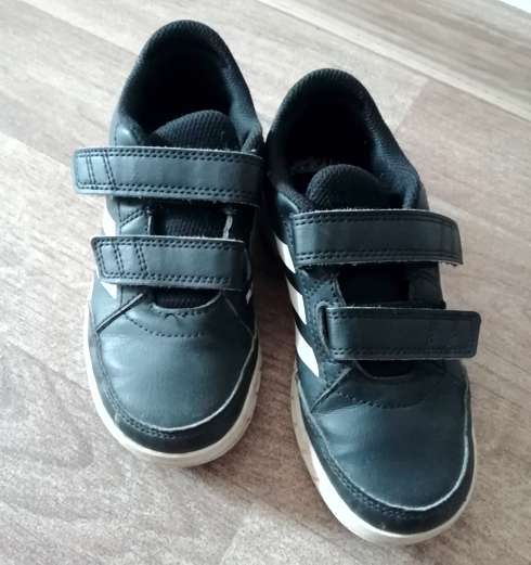 Kožené botasky ADIDAS černé 