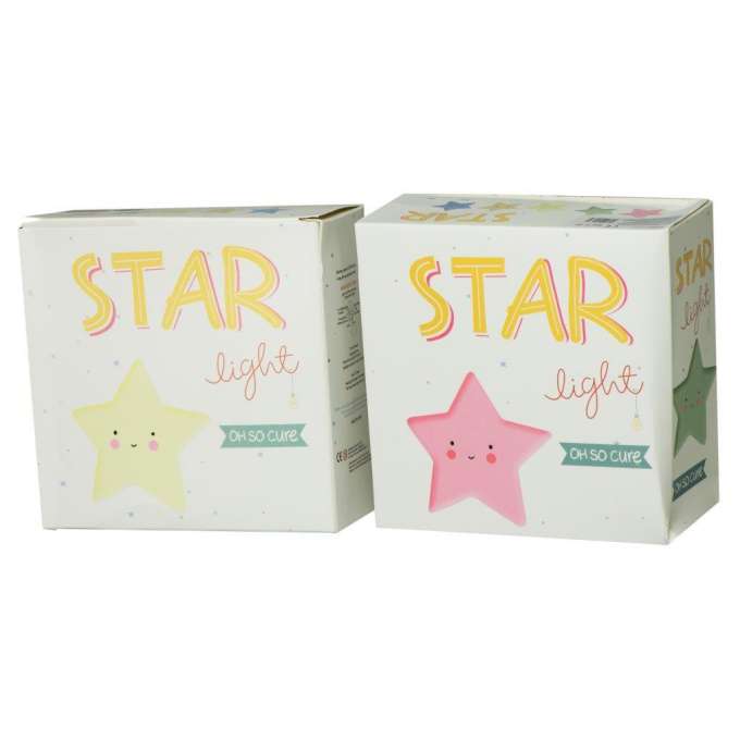 Dětská LED lampička Hvězdička - bílá