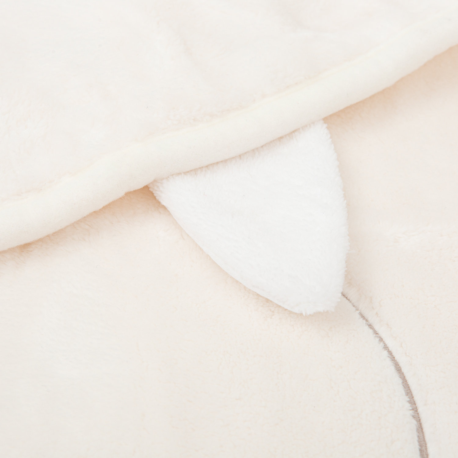 Dětská deka BimBi se zajíčkem (růžový lem) 110x140cm