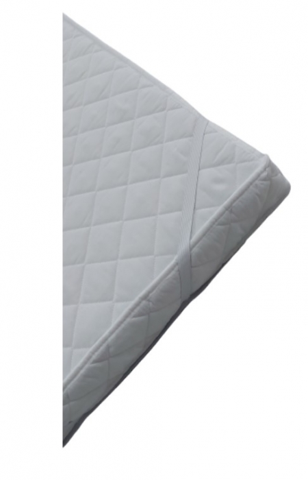 Chránič matrace do postýlky, 120x60cm, šedý nepromokavý