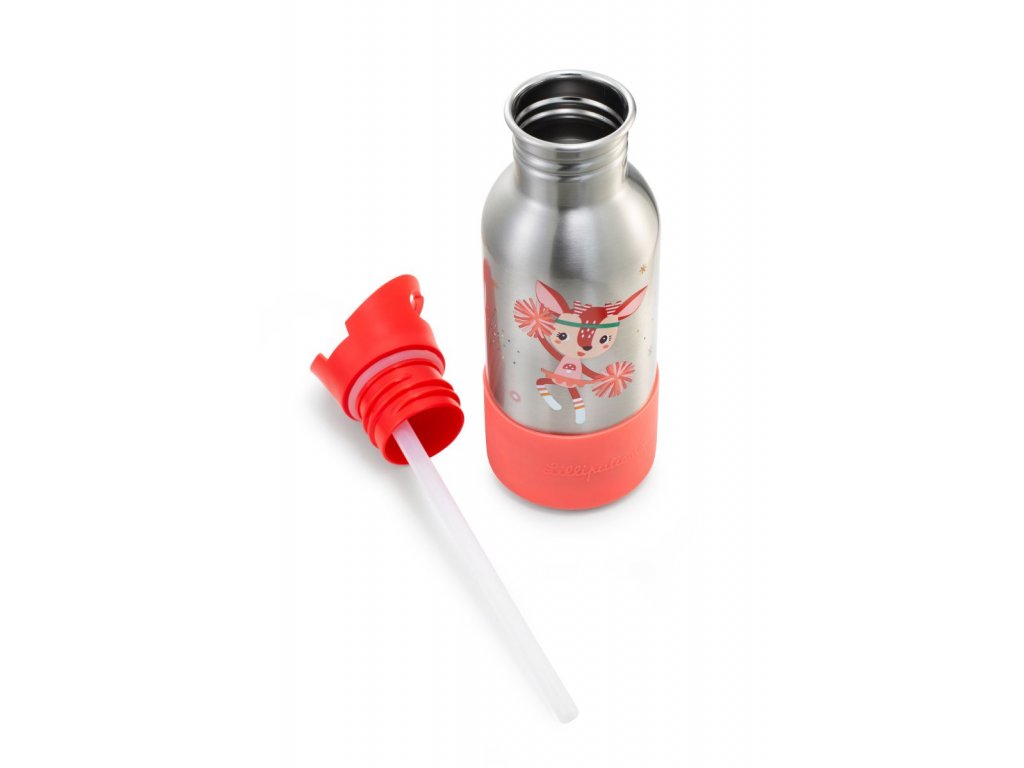 Lilliputiens - nerezová lahev na pití - jelínek Stella - 600 ml