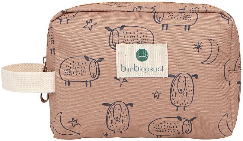 Toaletní taška na kosmetiku FARM béžová