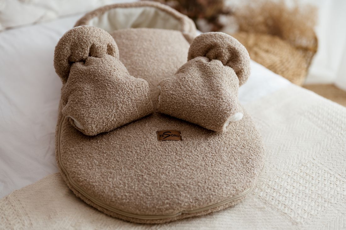 Přechodový fusak Boucle light beige