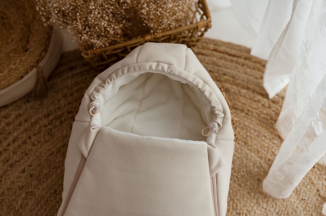 Luxusní fusak Cashmere beige