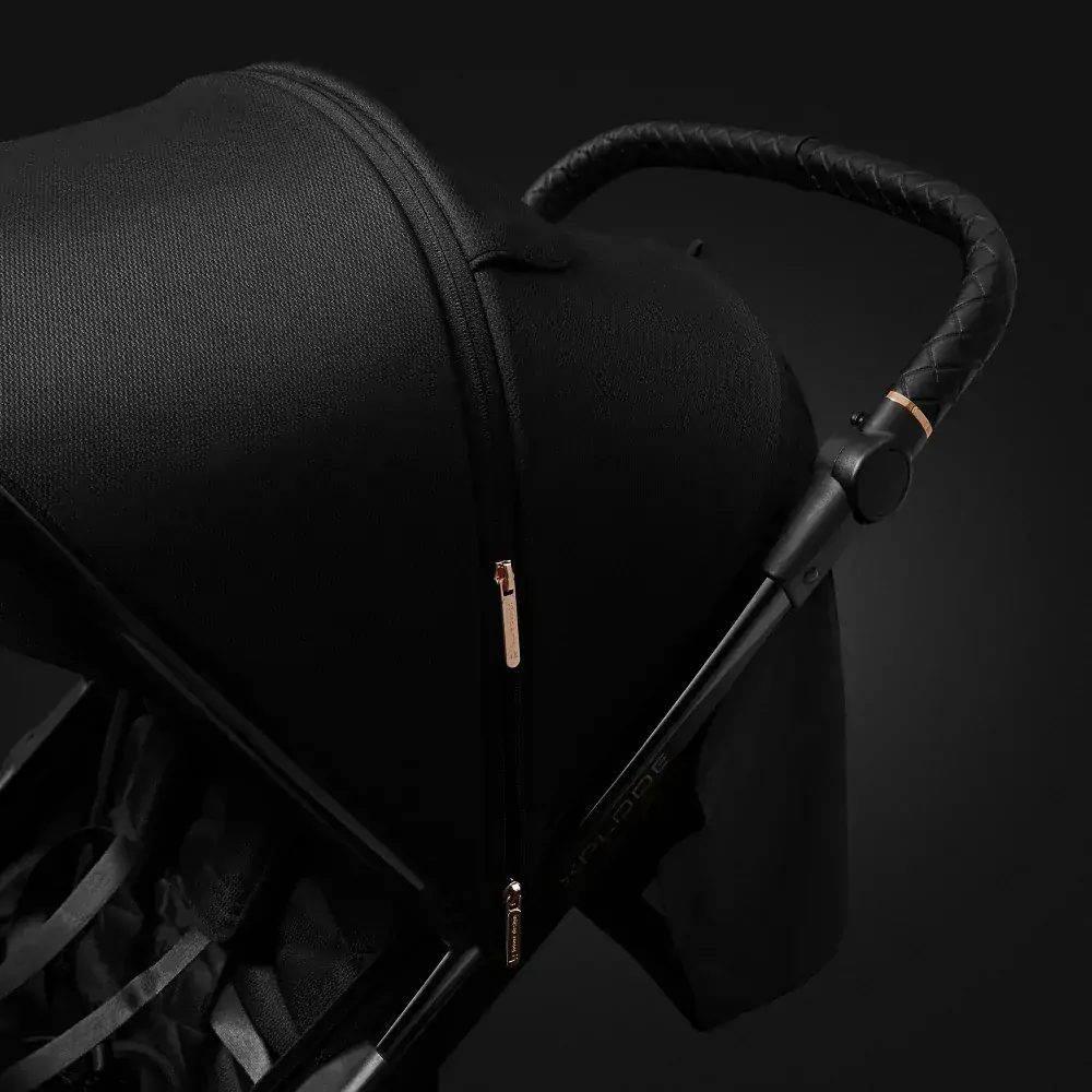 Sportovní kočárek Xplode Future Design Chrome Jet Black