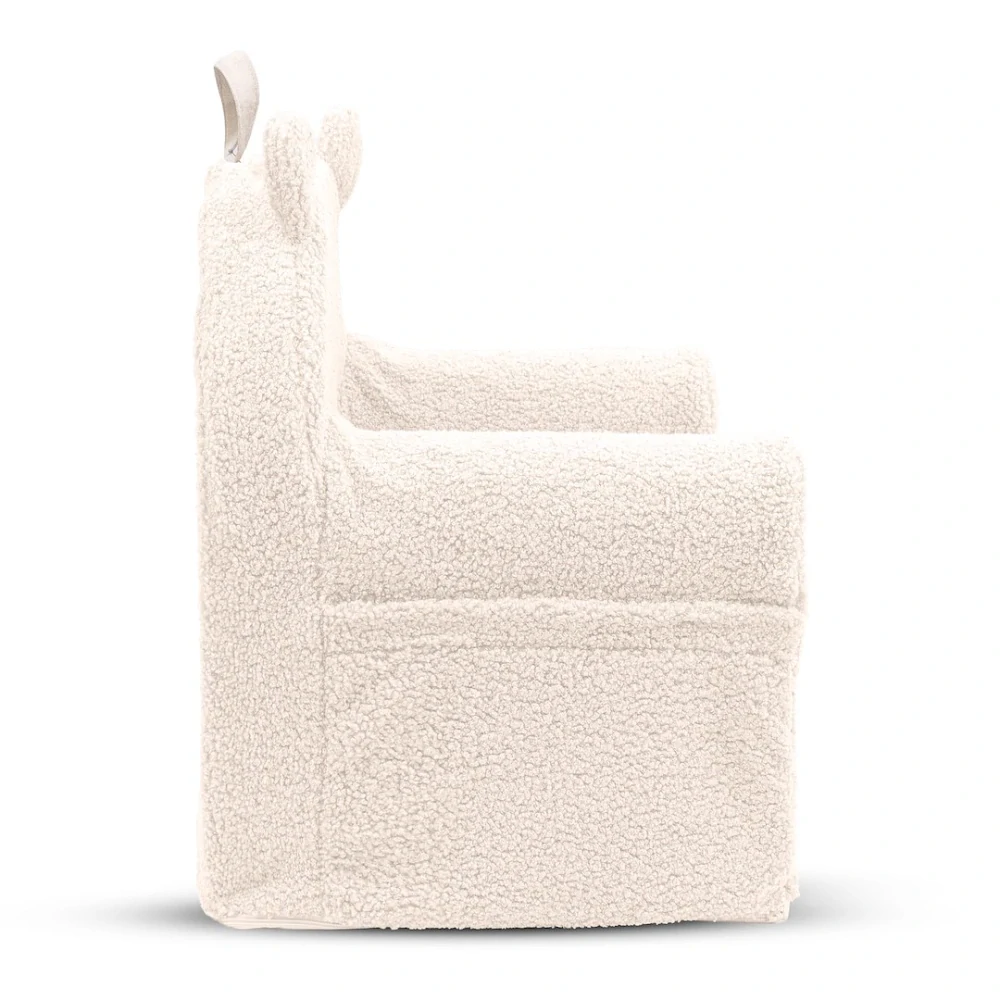 Dětské Designové Pěnové Křesílko Bouclé Vanilla