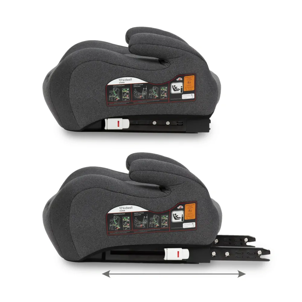 PODSEDÁK S I-SIZE KIDWELL OVAN GREY - s isofixem