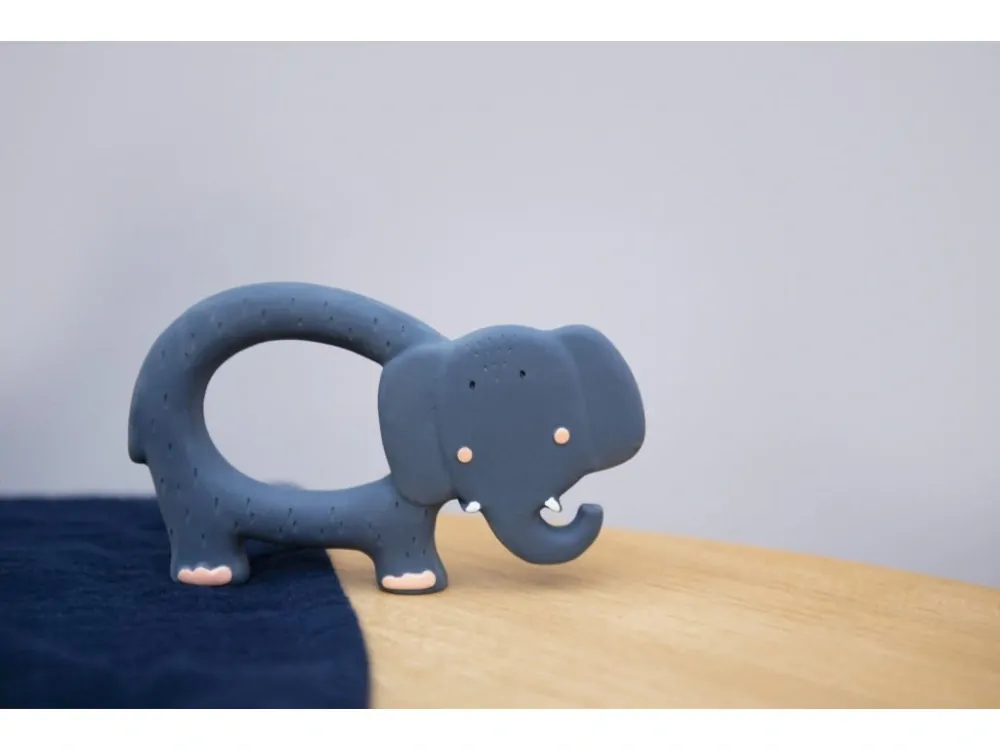 Kousátko ze 100% přírodního kaučuku MRs. Elephant - Slon