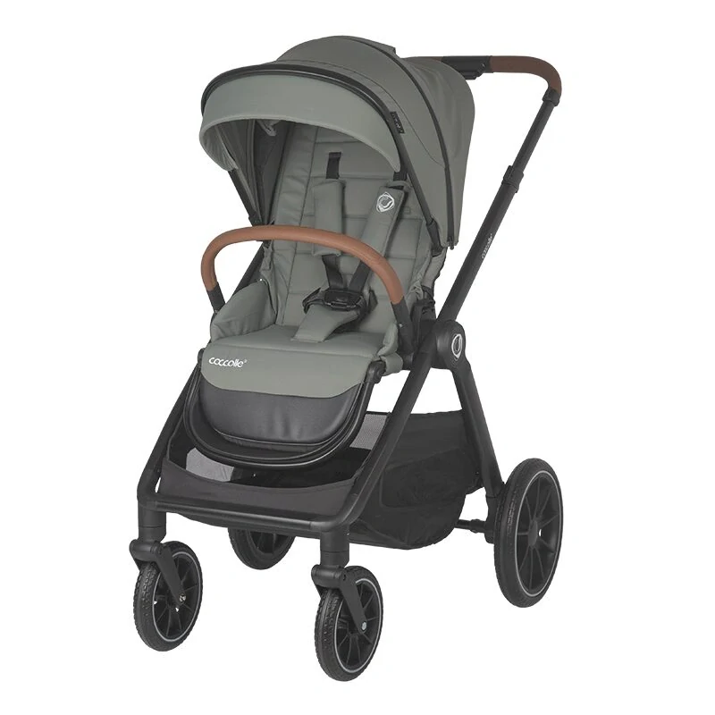 Kočárek Coccolle ASPEN 2v1 travel system moss green + autosedačka 0-13kg KNOX