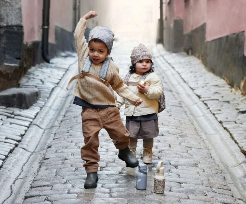 Dětská láhev na vodu Elodie Details - Blue Garden