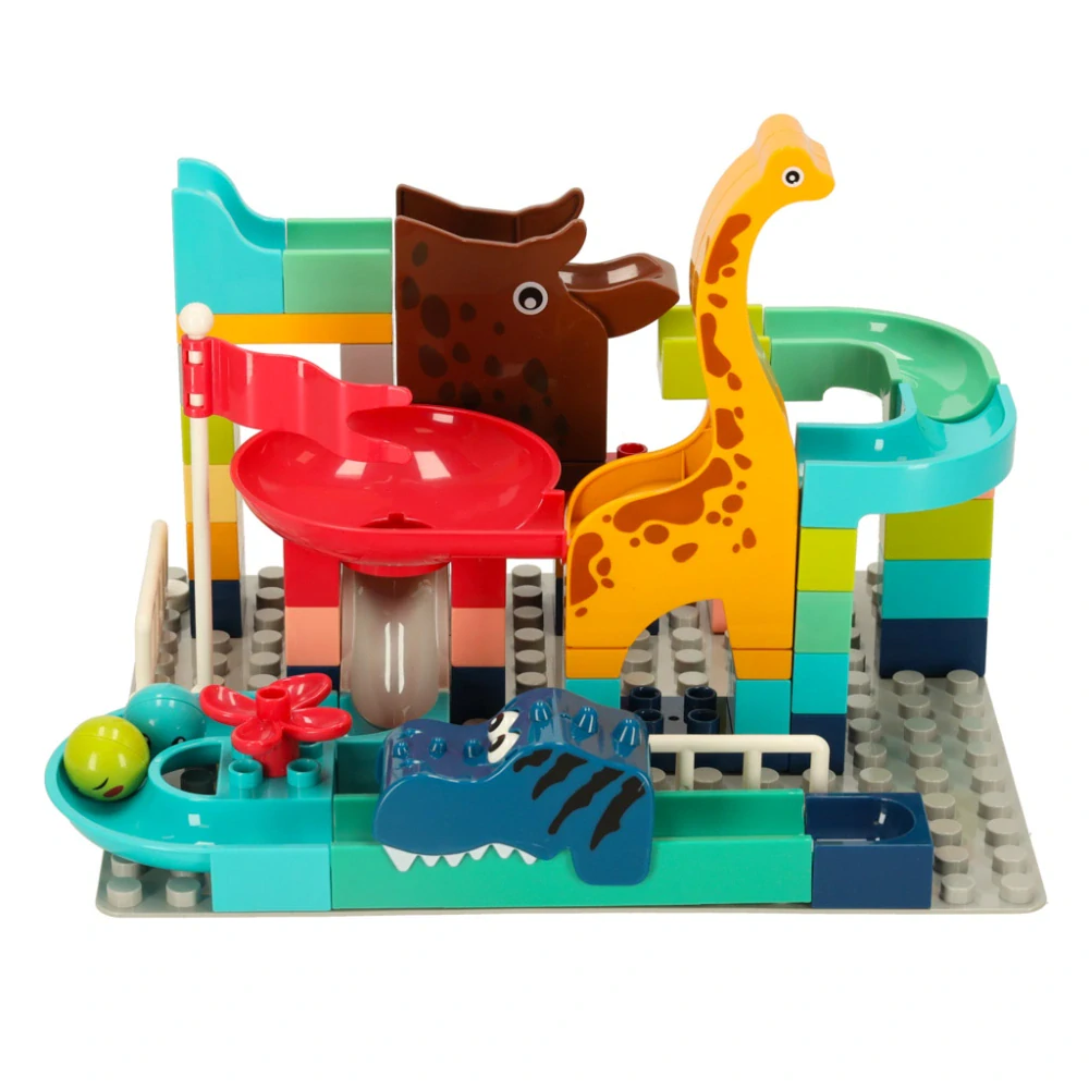 Stavebnice bloky kuličková dráha 62 ks Bibi-Dino