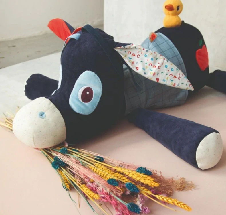 Lilliputiens - velký plyšový oslík Ignác 110cm