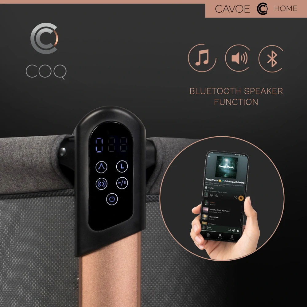 Elektrická kolébka 4v1 Cavoe COQ Meteorite